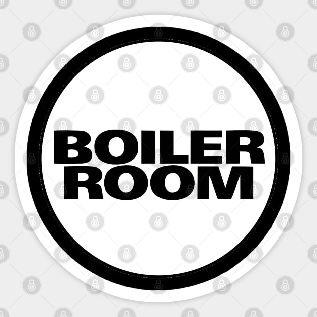 Boiler Room Sticker by aiynata